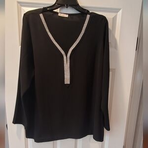 Black Top with Silver Accents